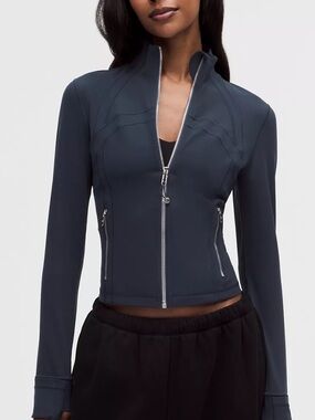Lululemon Cropped Define Jacket in True Navy